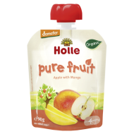 Detské Bio pyré jablko, mango od 4 mesiaca Holle Detské Bio pyré jablko, mango od 4 mesiaca Holle