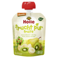 HOLLE detské pyré hruška, banán, kiwi od 8 mesiaca HOLLE detské pyré hruška, banán, kiwi od 8 mesiaca