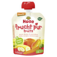 HOLLE detské pyré mrkva, mango, banán, hruška od 6 mesiaca HOLLE detské pyré mrkva, mango, banán, hruška od 6 mesiaca