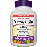 Ashwagandha KMS-66 300 mg Webber Naturals Ashwagandha KMS-66 300 mg Webber Naturals
