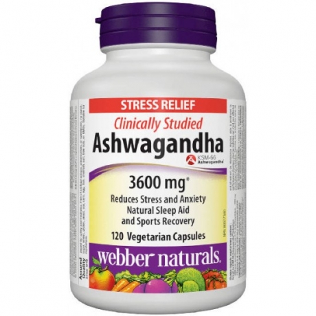 Ashwagandha KMS-66 300 mg Webber Naturals