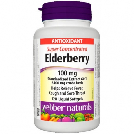 Elderberry 100 mg Webber Naturals
