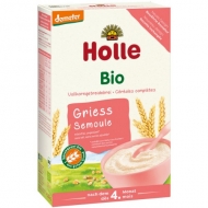 HOLLE celozrnná krupicová kaša (od ukončeného 4 mesiaca) HOLLE celozrnná krupicová kaša (od ukončeného 4 mesiaca)