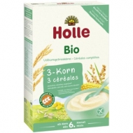 HOLLE celozrnná kaša z 3 obilnín (od ukončeného 6 mesiaca) HOLLE celozrnná kaša z 3 obilnín (od ukončeného 6 mesiaca)