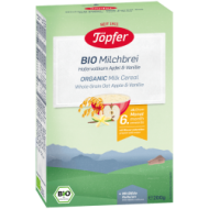 TÖPFER bio ovsená kaša s jablkom a vanilkou (od 6. mesiaca) TÖPFER bio ovsená kaša s jablkom a vanilkou (od 6. mesiaca)