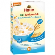HOLLE celozrnné müsli s corn flakes (od 10 mesiaca) HOLLE celozrnné müsli s corn flakes (od 10 mesiaca)