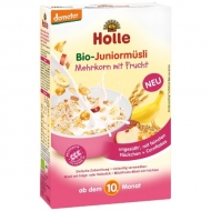 HOLLE celozrnné müsli s ovocím (od 10 mesiaca) HOLLE celozrnné müsli s ovocím (od 10 mesiaca)