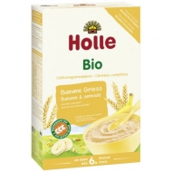 HOLLE celozrnná kaša banán, semolina (od ukončeného 6 mesiaca) HOLLE celozrnná kaša banán, semolina (od ukončeného 6 mesiaca)