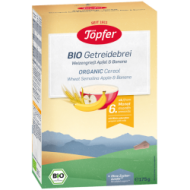 TÖPFER bio semolínová kaša s jablkom a banánom (od 6. mesiaca) TÖPFER bio semolínová kaša s jablkom a banánom (od 6. mesiaca)