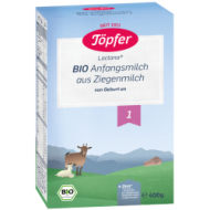 TÖPFER bio kozie mlieko 1 (od narodenia) TÖPFER bio kozie mlieko 1 (od narodenia)