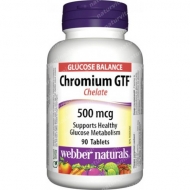 Chróm GTF 500 mcg Webber Naturals Chróm GTF 500 mcg Webber Naturals