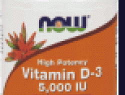 Vitamín D3 5000 IU Now Foods