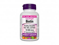 Biotin 10.000 mcg Forte Webber Naturals