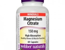 Magnesium Citrate 150 mg Webber Naturals