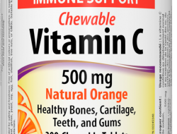C vitamin 500 mg Natural Orange Webber Naturals