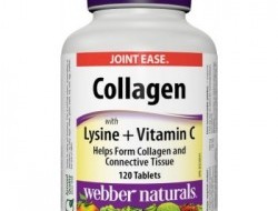 Collagen, Lysine, Vitamín C Webber Naturals