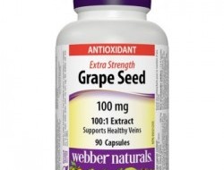 Grape Seed 100 mg Webber Naturals