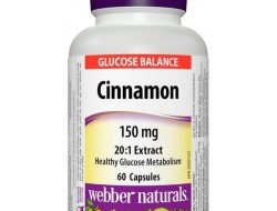 Cinnamon Extract 150 mg Webber Naturals