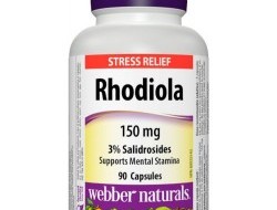 Rhodiola 150 mg Webber Naturals