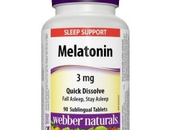 Melatonin 3 mg Webber Naturals