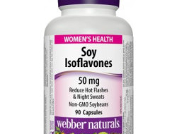 Soy Isoflavones 50 mg Webber Naturals