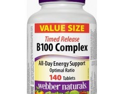 B100 Complex Timed Release Webber Naturals