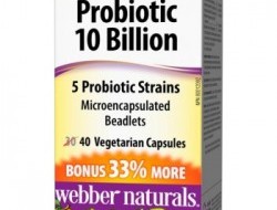 Probiotic 10 Billion Webber Naturals
