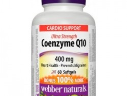 Coenzyme Q10 400 mg Webber Naturals