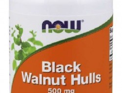 Black Walnut Hulls 500 mg Now Foods