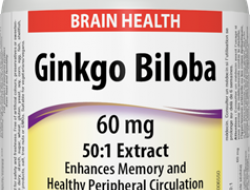 Ginkgo Biloba 60 mg veľké balenie Webber Naturals