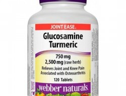 Glucosamine, Turmeric 750 mg Webber Naturals