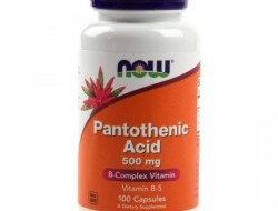 Pantothenic Acid 500 mg Now Foods