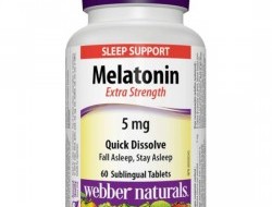Melatonin 5 mg Webber Naturals
