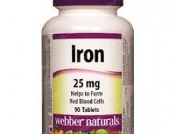 Iron 25 mg Webber Naturals