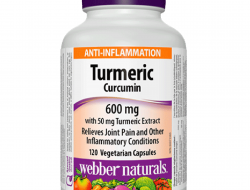 Turmeric Curcumin 600 mg Webber Naturals
