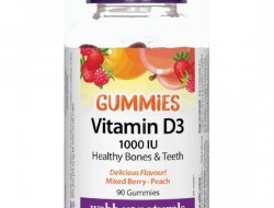 D3 Vitamin 1000 IU Gummies Webber Naturals