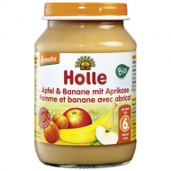 HOLLE detská výživa jablko, banán, marhuľa (od ukončeného 6 mesiaca) HOLLE detská výživa jablko, banán, marhuľa (od ukončeného 6 mesiaca)