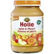 HOLLE detská výživa jablko, broskyňa (od ukončeného 4 mesiaca) HOLLE detská výživa jablko, broskyňa (od ukončeného 4 mesiaca)