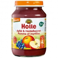 HOLLE detská výživa jablko a čučoriedky (od ukončeného 4 mesiaca) HOLLE detská výživa jablko a čučoriedky (od ukončeného 4 mesiaca)