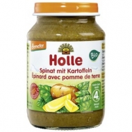 HOLLE Detská bio výživa (príkrm) špenát a zemiaky od 4. mesiaca HOLLE Detská bio výživa (príkrm) špenát a zemiaky od 4. mesiaca