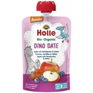 HOLLE bio pyré jablko, čučoriedka, ďatla od 6 mesiaca HOLLE bio pyré jablko, čučoriedka, ďatla od 6 mesiaca