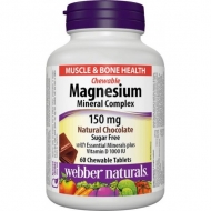 Magnesium Mineral Complex 150 mg Webber Naturals Magnesium Mineral Complex 150 mg Webber Naturals