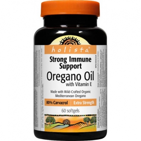 Oregano oil + Vitamin E 80 % Holista Webber Naturals