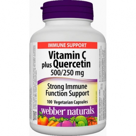 C vitamin plus Quercetin 250/250 mg Webber Naturals