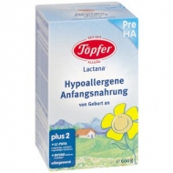 Lactana Pre HA (Hypoalergénna počiatočná dojčenská výživa, pre dojčatá od narodenia) Topfer Lactana Pre HA (Hypoalergénna počiatočná dojčenská výživa, pre dojčatá od narodenia) Topfer