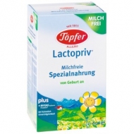Lactopriv (Špeciálna dietetická potravina bez mlieka pre dojčatá od narodenia) Topfer Lactopriv (Špeciálna dietetická potravina bez mlieka pre dojčatá od narodenia) Topfer