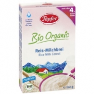 Detská BIO ryžová mliečna kaša od 4. mesiaca Topfer Detská BIO ryžová mliečna kaša od 4. mesiaca Topfer