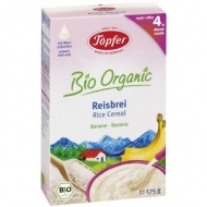 Detská BIO ryžová kaša s banánom od 4. mesiaca Topfer Detská BIO ryžová kaša s banánom od 4. mesiaca Topfer