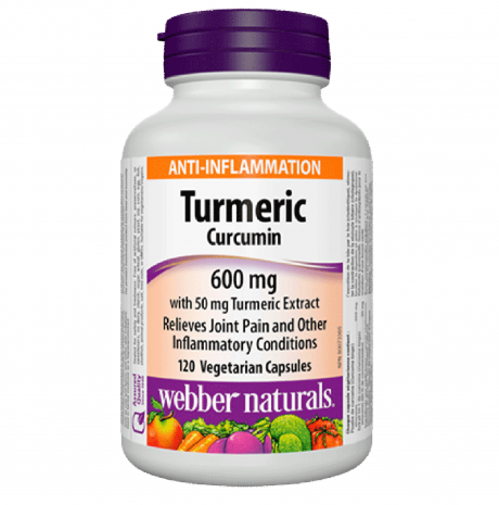 Turmeric Curcumin 600 mg Webber Naturals