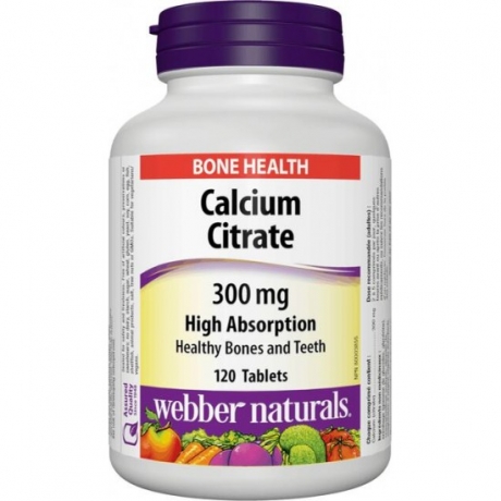 Calcium Citrate 300 mg Webber Naturals